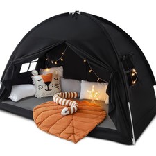 Full Size Bed Canopy Bunk Bed Tents Dream Tent on Bed Privacy Space Blackout ...
