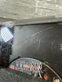 Lunar: The Silver Star (Sega CD, 1993) Complete CIB W/ Foam (Water Damage)