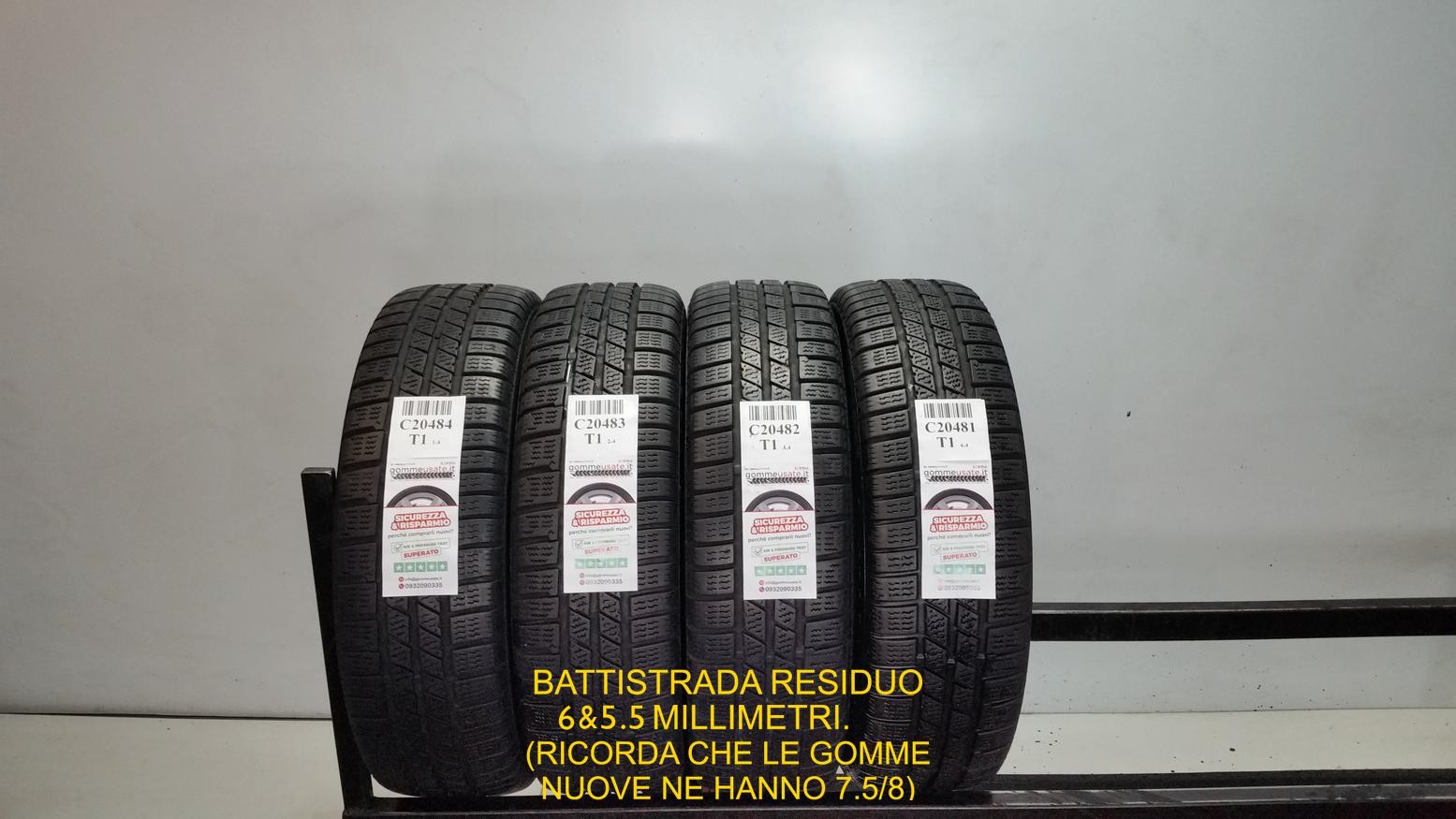 GOMME USATE TERMICHE 175/65R15 84T CONTINENTAL CROSSCONTACT WINTER PNEUM C20484
