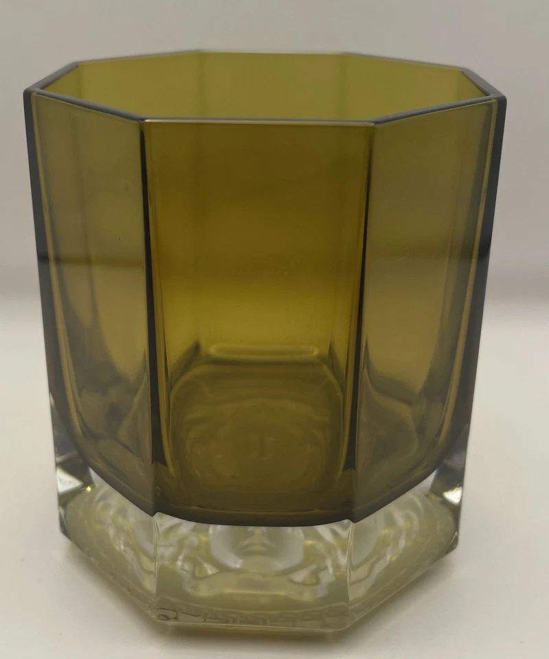 Paar Rosenthal Versace Lumiere Gold Fawn Medusa Whiskybecher - Bild 2 von 4