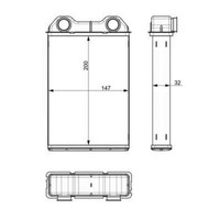 WäRmetauscher Innenraumheizung Mahle AH 251 000S FüR Mini