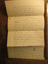 Antique Ephemera Document 1884 Albermarle County VA Land Property Deed Payne