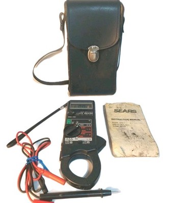  VTG SERIES MODEL 82311  Clamp Meter ACA/DCA MAX 1000V-- 750V~ 600A- Vintage