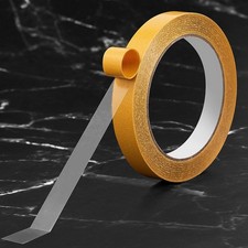 UltraThin Clear Double Sided Tape 0.6Inch X 66Feet Two Sides Sticky Tape with...