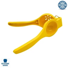 Compact Yellow Citrus Squeezer - Perfect for Effortless Juicing & Storage