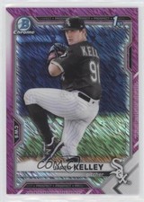 2021 Bowman Chrome Prospects Fuchsia Shimmer Refractor 66/199 Jared Kelley s3g