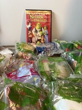 Shrek The Third McDonald's 2007 Lot Of 17 All Different  Variants  DVD