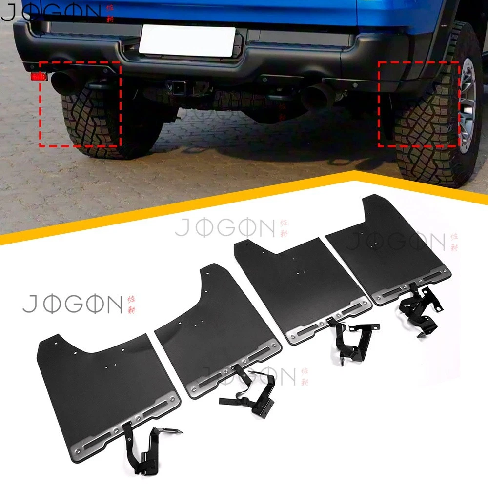 Rebel For Dodge Ram 1500 TRX 2020-25 ABS Splash Guard Mud Flap Wheel Fender 4PCS - Picture 1 of 13