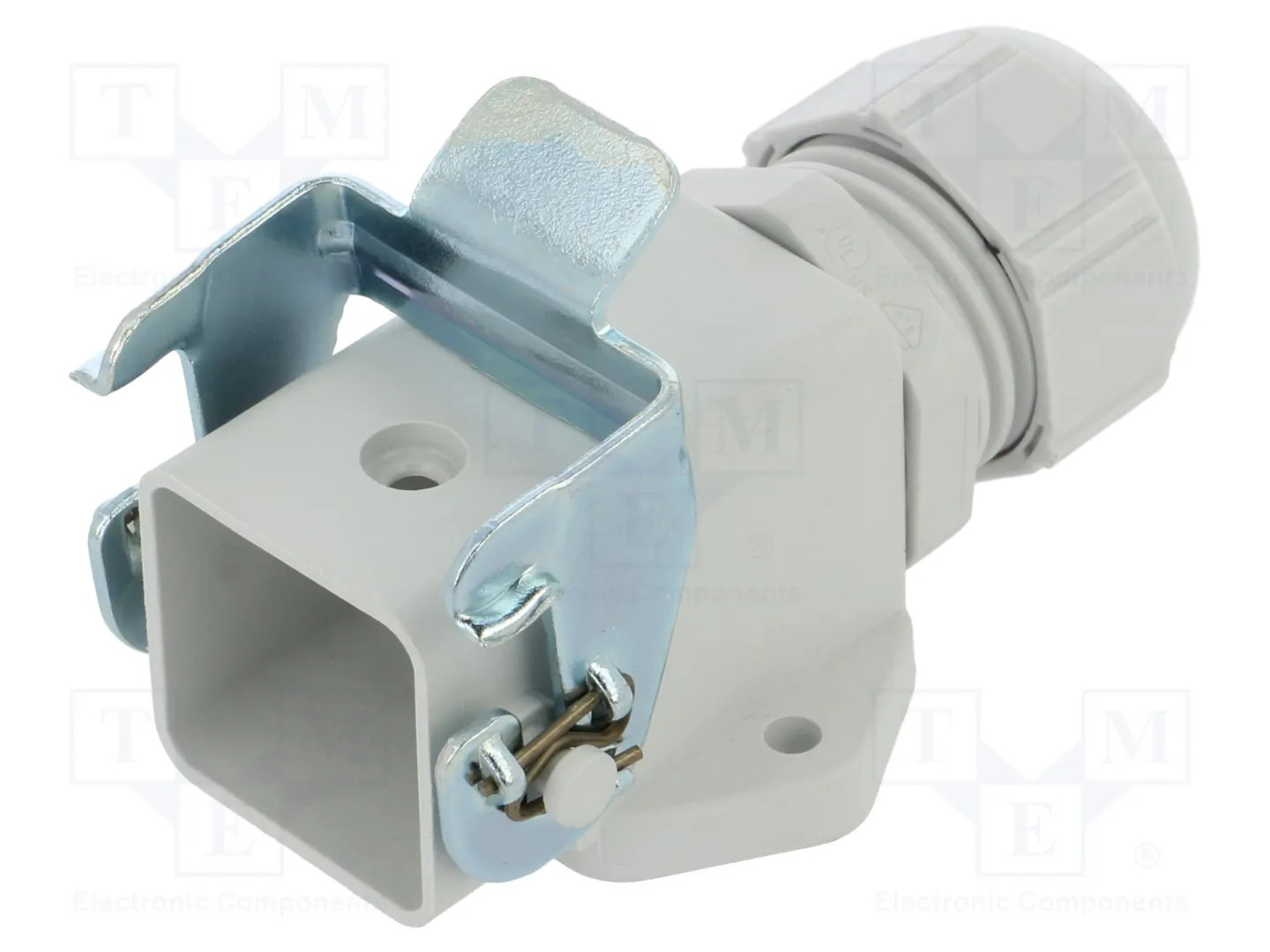 Enclosure for connectors: HDC; for cable; angled; M20; IP65