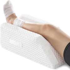Leg Elevation Pillow for Leg/Knee Surgery Recovery, Memory Foam Leg Pillow with 