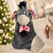 Disney Parks Eeyore Christmas Stocking Plush 20" Winnie The Pooh Disneyland WDW