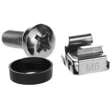 Lancher 60-Pack M6 x 16mm Screws and One Size, Screw Cage Nut