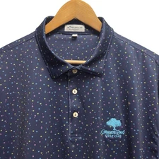 Peter Millar Summer Comfort Men's Sz XL Crown Confetti Grand Oaks Golf Club Polo