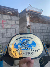 Oval Old Intercontinental Championship Replica Title Belt Brass 2MM Adult Size
