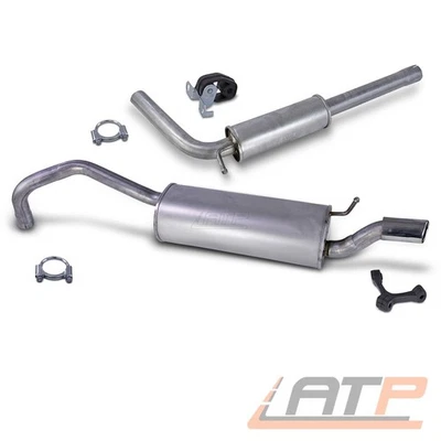 SCHALLDÄMPFER SET SATZ FÜR VW POLO 6R 6C 1.2 TSI CJZC CJZD 90 / 110 PS BJ 14-17 - Bild 1 von 4