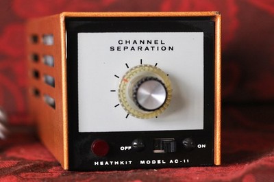 Heathkit AC-11 チャンネルセパレーション Vintage Heathkit Model AC-11 Tube Channel Separation - Tested