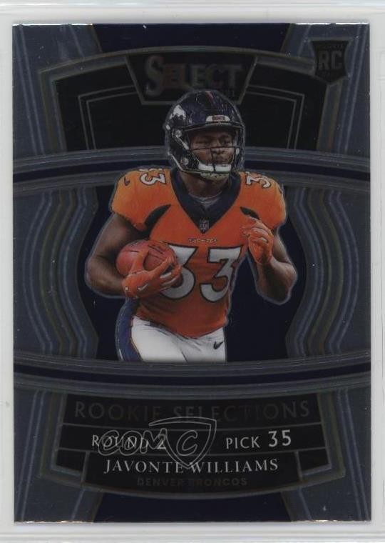 2021 Panini Select Rookie Selections Javonte Williams #RS-19 00jz