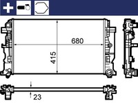Mahle MotorküHler Ø 10 Mm (Cr 1710 000S) FüR MERCEDES-BENZ Sprinter 3,5-T 4,6-T