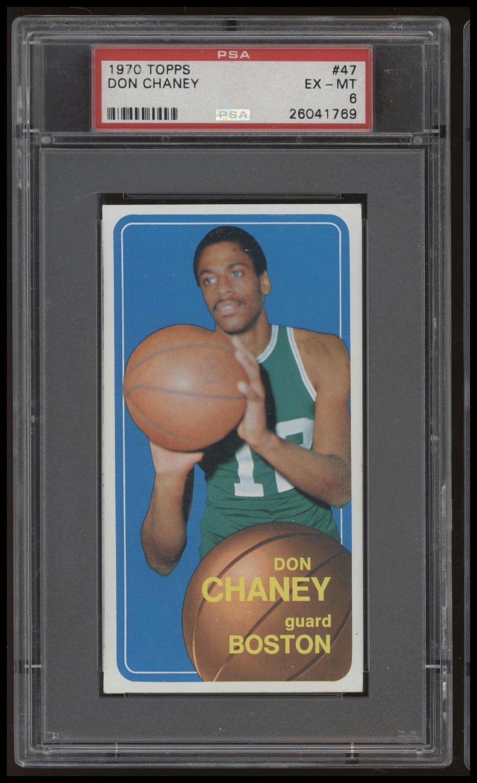 1970-71 Topps # 47 Don Chaney Rookie PSA 6 EX / MT TheVintageCards