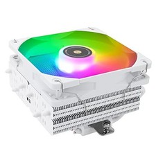 SI-100 White ARGB CPU Air Cooler ITX, 6 6mm Heat Pipes,120mm SI-100 WHITE ARGB