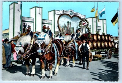 Gruss vom Oktoberfest Munich GERMANY 4x6 Postcard