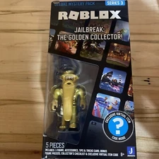 Roblox Series 3 Jailbreak The Golden Collector With Virtual Item Code 