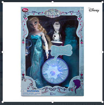 Disney Store Elsa Deluxe Singing Doll Set Doll 11 Frozen New Ebay