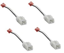 4pc Speaker Adapter Wiring Harness Connector SP-6514 72-6514 Chrysler Dodge Jeep