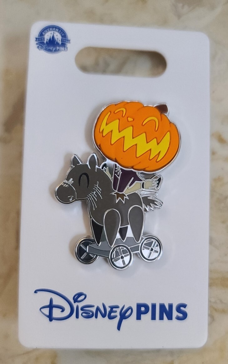 Disney Parks Headless Horseman on Toy Horse Pin - NEW