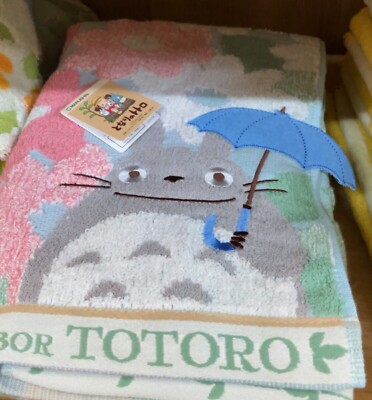 My Neighbor Totoro Badetuch (Blumenlandschaft) 60 x 120 cm Studio Ghibli Neu ...
