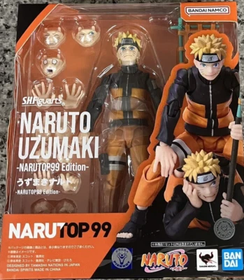 Bandai S.H.Figuarts Naruto Uzumaki NARUTOP99 Edition Action Figure SHF SH manga - Image 1 of 4