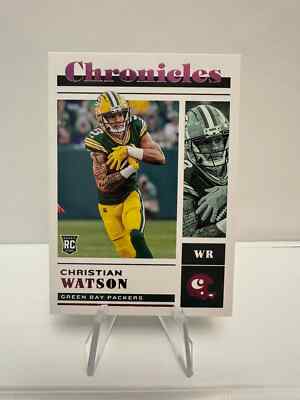 Christian Watson RC - 2022 Panini Chronicles - PINK #39 - Green Bay Packers