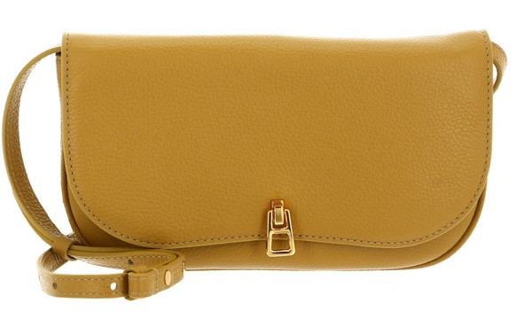 Coccinelle Magie Mini Bag UmhäNgetasche Abendtasche Citronella Senfgelb Neu-image