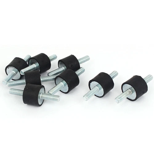 8pcs M6 Thread 20x15mm Rubber Shock Absorber Vibration Isolator Mounts