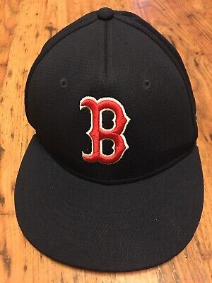 Boston Red Sox MLB OC Sports Hat Cap Solid Blue w/ Red B Logo Team ...