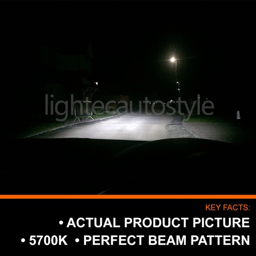 MITSUBISHI LANCER HB4 9006 SLIM LED CONVERSION CAR HEADLIGHT BULBS KIT 5700K V10 - Picture 10 of 11