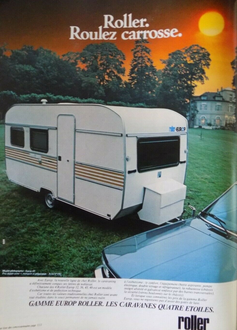 CARAVANE ROLLER CONFORT Éternoz 25330 Camping-cars - Caravanes