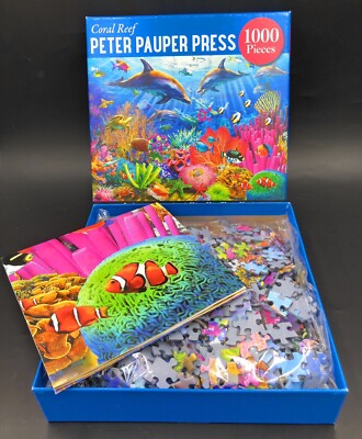 Coral Reef Peter Pauper Press 1000 Teile Puzzle 70 cm x 50 cm Sea Life