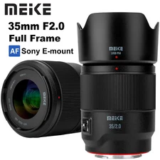 Meike 35mm F2.0 Full Frame Wide Angle Auto Focus Lens for Sony E-mount Cameras