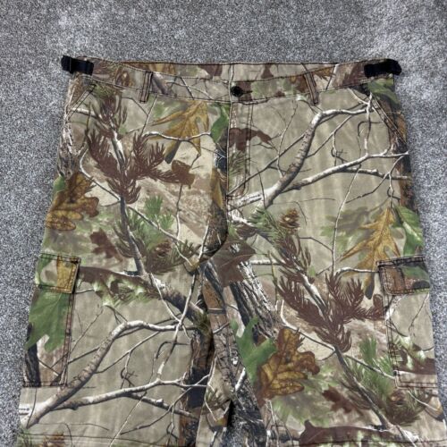 Vintage Y2K Ranger Camo Cargo Pants Mens XL Realtree Camouflage Convertible Hunt - Picture 2 of 7