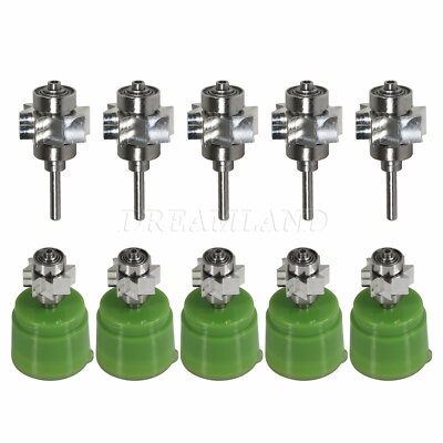 Dental Turbine Cartridge Rotor Replace & Fiber Optic LED Handpiece Large Head YB