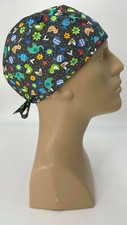 Scrub Cap Nurse Scrubs Hat Nursing Doctor Surgical Gray, Elephant Heart Star