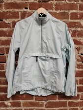 Nike Y2K Womens Light Blue Full Zip Jacket Windbreaker Size Large