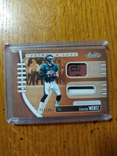 Carson Wentz Absolute Leather and Lace Relic /99