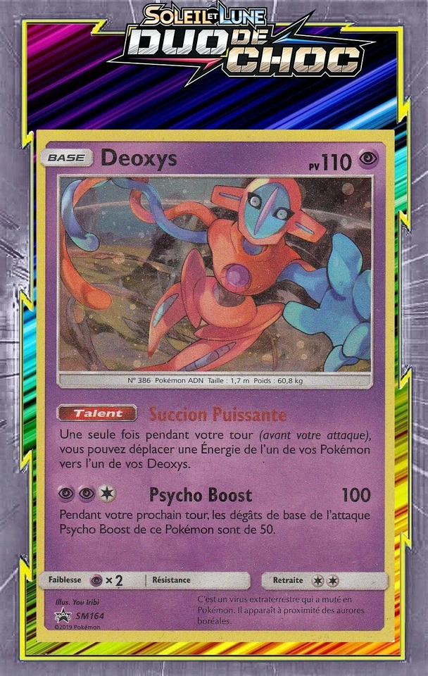 Deoxys Holo Promo - SL09 - SM164 - Carte Pokemon Française - Photo 1/1