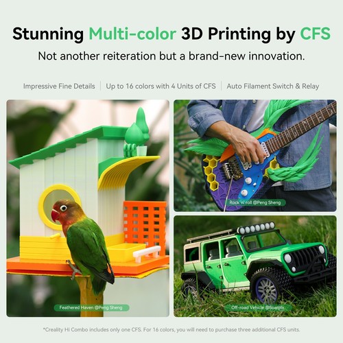 Creality Hi 3D Drucker | 600mm/s | 16 - Farben | CFS | EU-Konform - Afbeelding 11 van 12