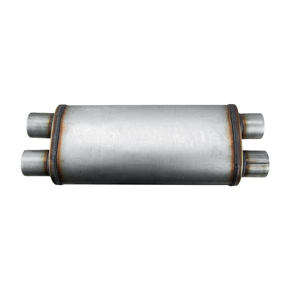 XL 3 Chamber Turbo Muffler- 2.5" Dual in/out Overall: 24'' Stainless Steel AU - image 2 of 4