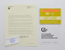 Colt D Frame Manual, Repair Stations List And Colt Letter. 1993 Free Shipping!