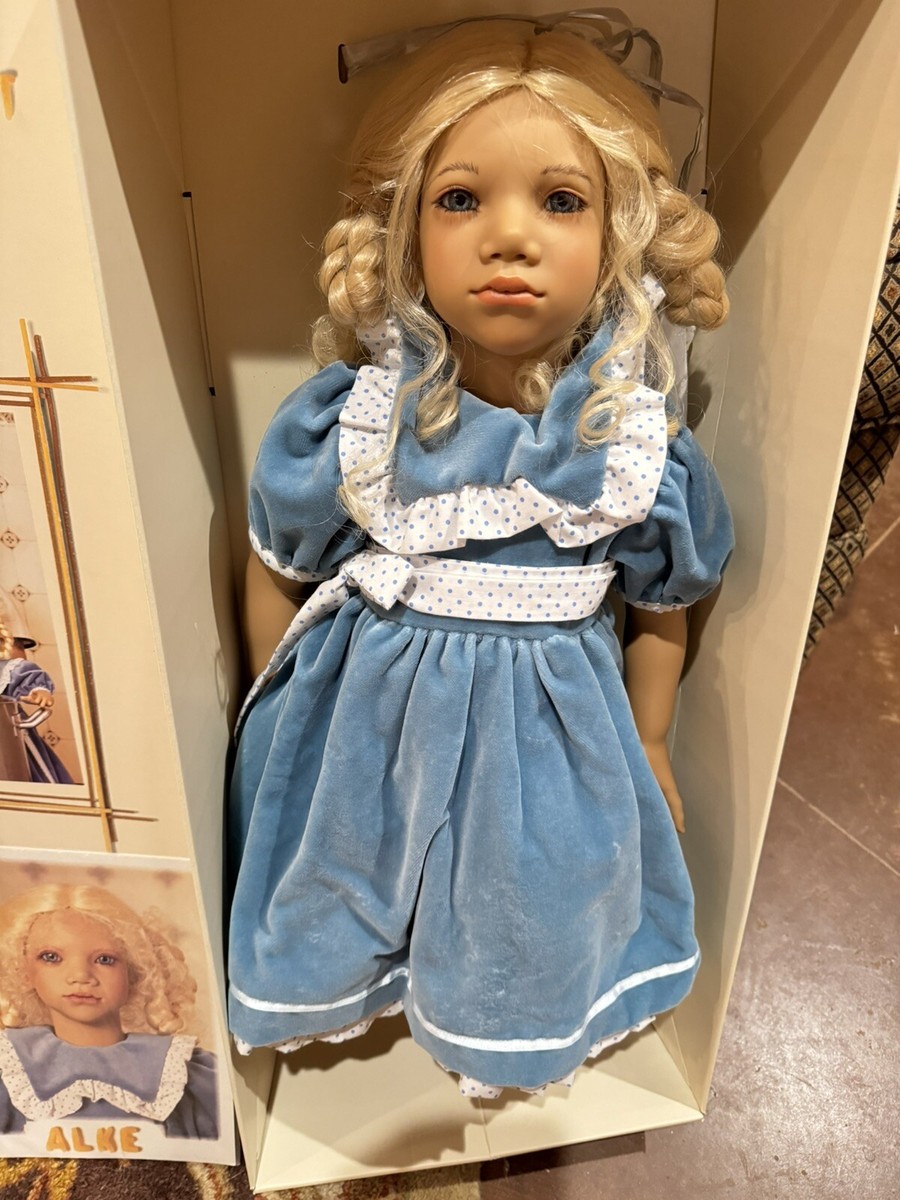 Annette Himstedt Alke Puppen Kinder 28 Inch Doll Original Box COA