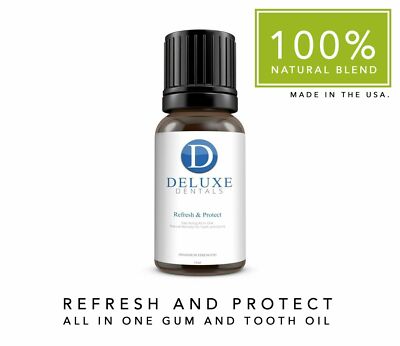 Deluxe Dentals schnell wirkende reine botanische Öle Heilmittel für Zähne und Zahnfleisch